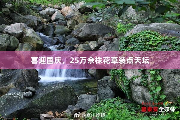 喜迎国庆，25万余株花草装点天坛